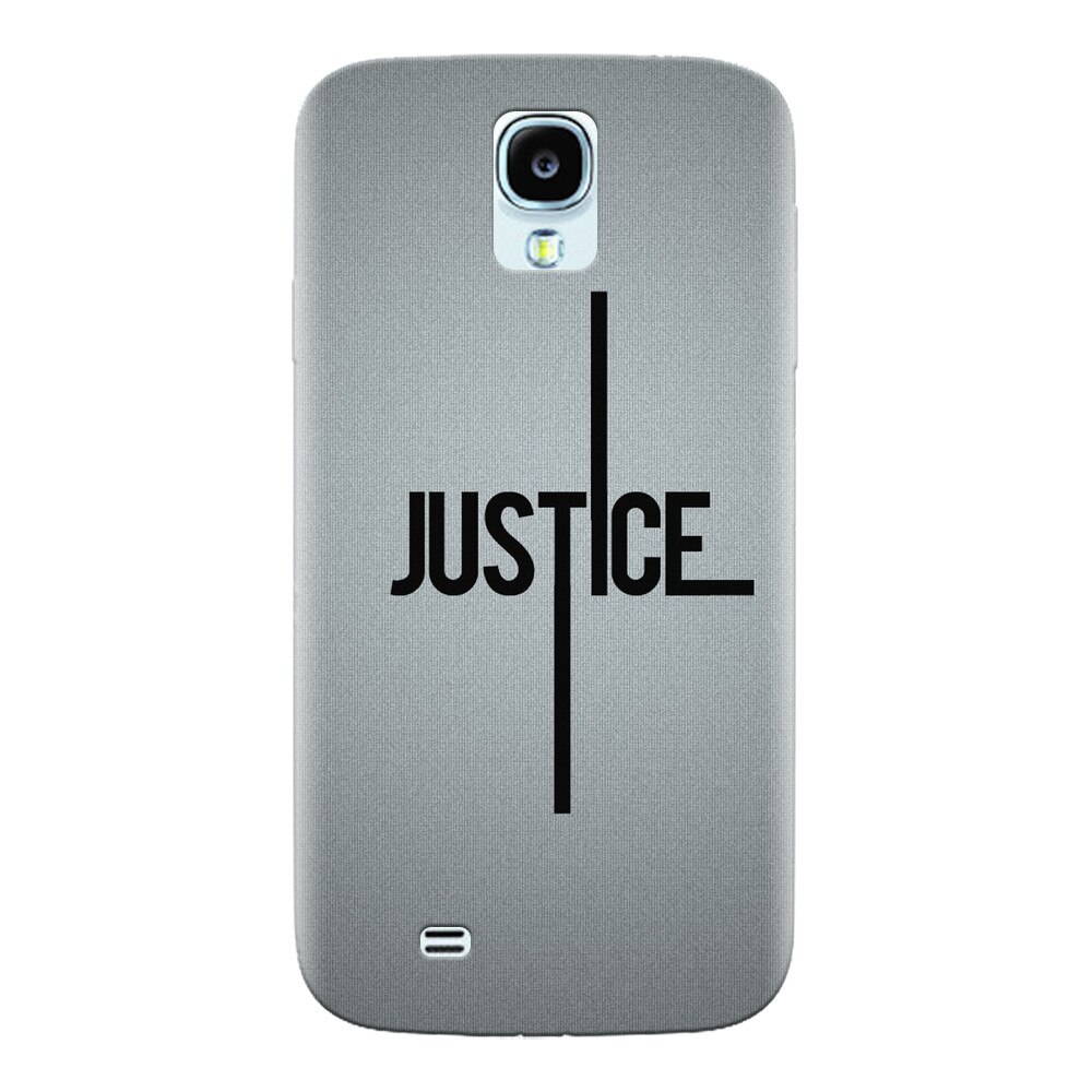 Husa silicon pentru Samsung S4, Amir Justice Minimalistic Nubheebuccus Text