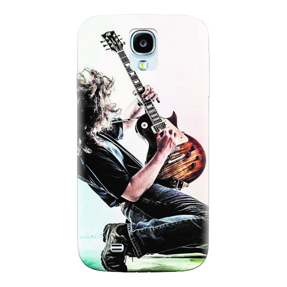 Husa silicon pentru Samsung S4, Rollerskating Girafe Illustration