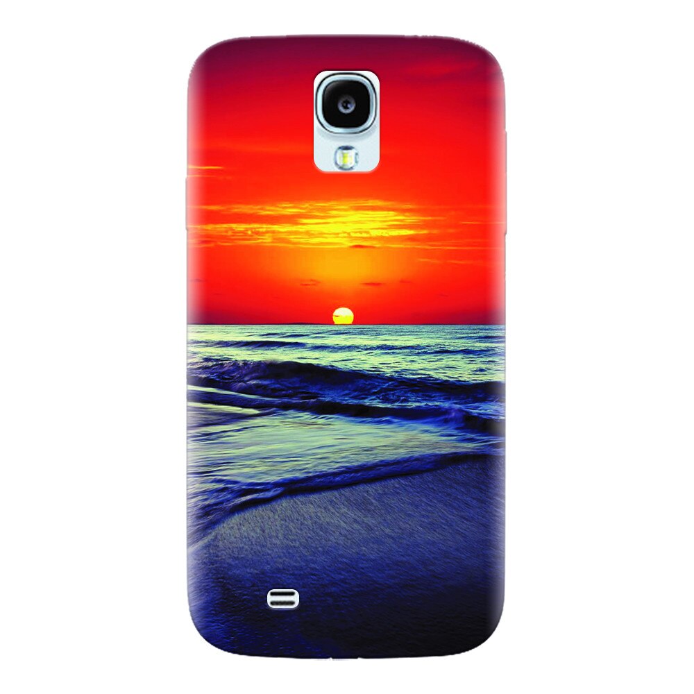 Husa silicon pentru Samsung Galaxy S4, Ocean Sunset