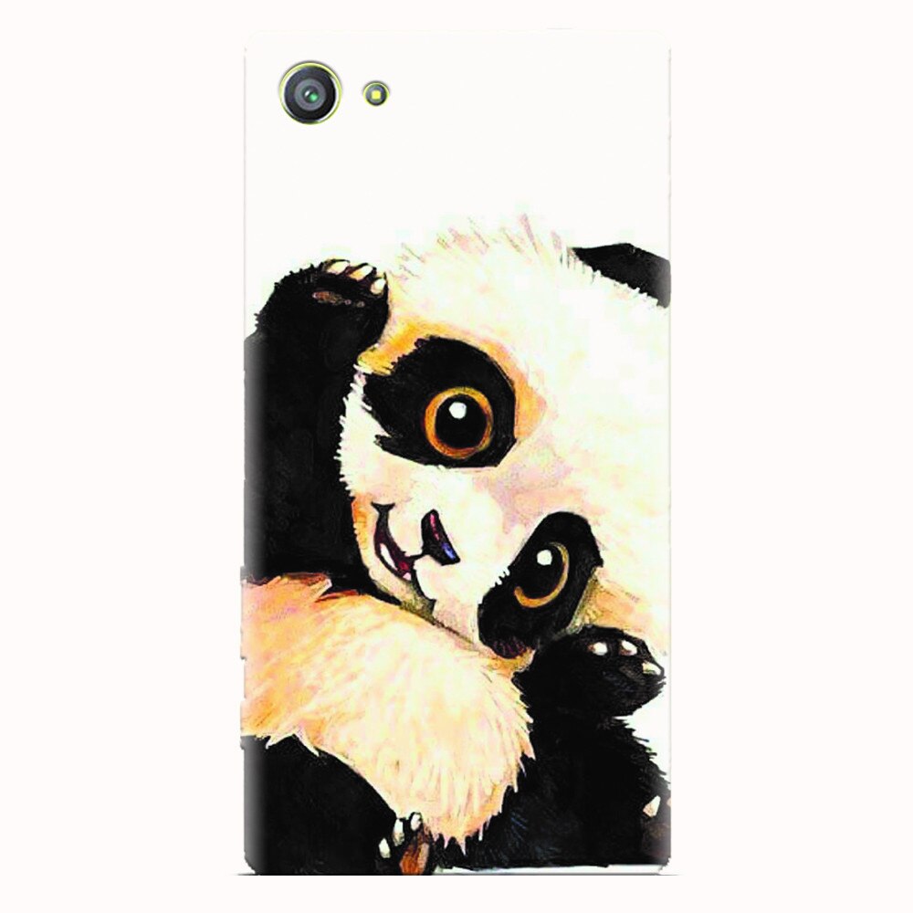 Husa silicon pentru Sony Xperia Z5 Compact, Baby Panda 002