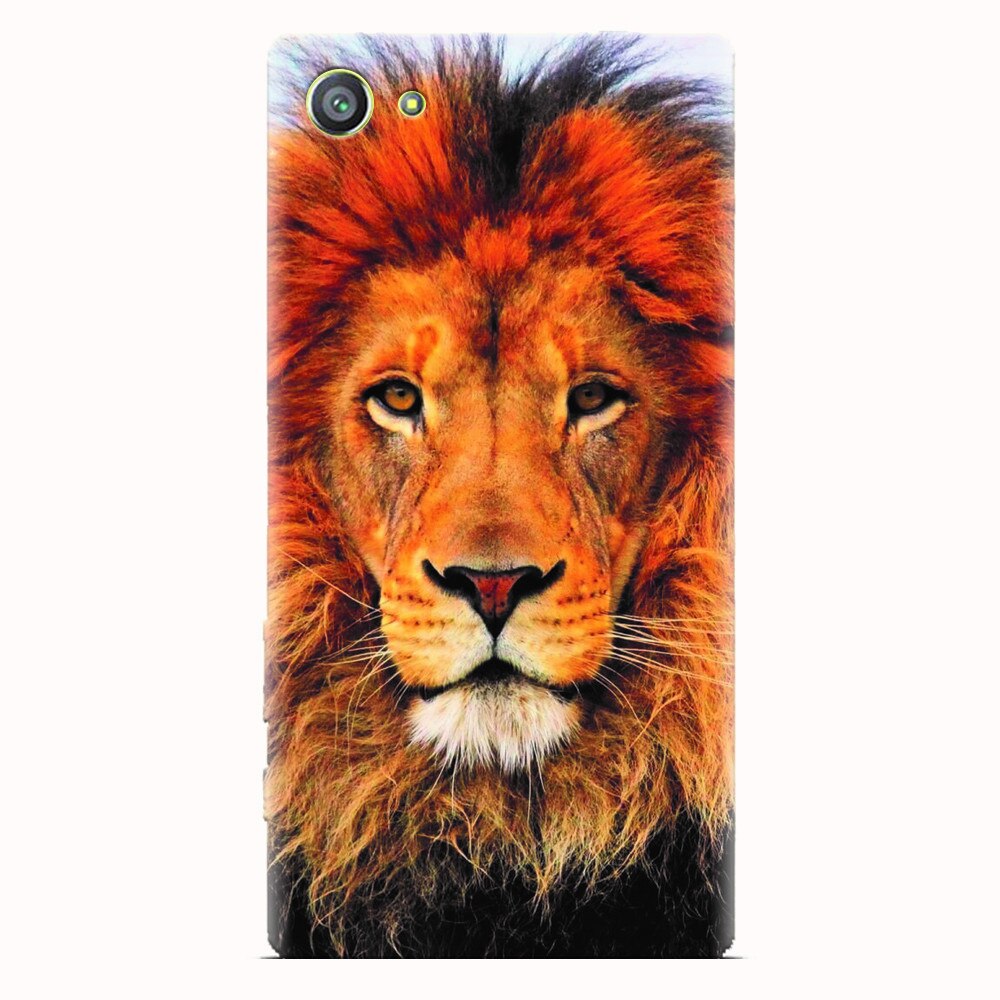 Husa silicon pentru Sony Xperia Z5 Compact, Colorful Lion4
