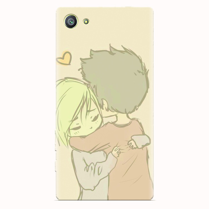 Силиконов калъф за Sony Xperia Z5 Compact, Couple Hug