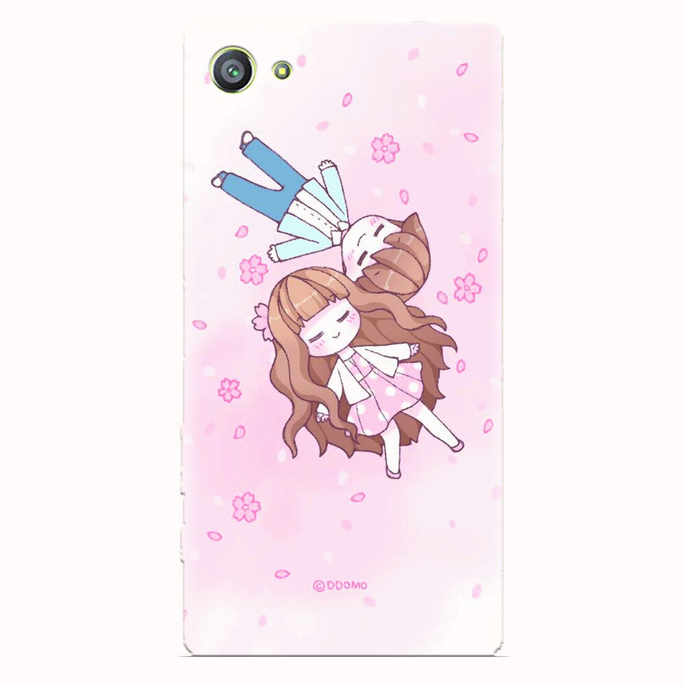 Husa silicon pentru Sony Xperia Z5 Compact, Cute Couple