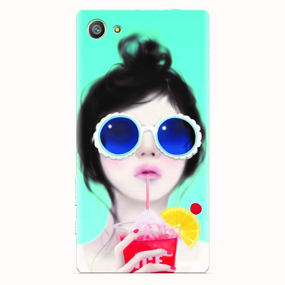 Husa silicon pentru Sony Xperia Z5 Compact, Cute Girly 001