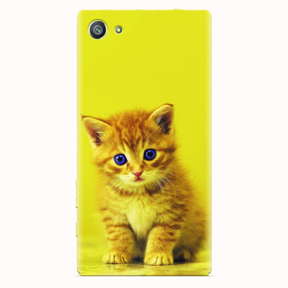 Husa silicon pentru Sony Xperia Z5 Compact, Baby Kitten