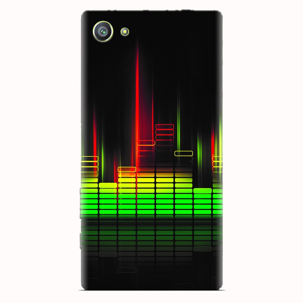 Husa silicon pentru Sony Xperia Z5 Compact, Abstract Dj Sound System