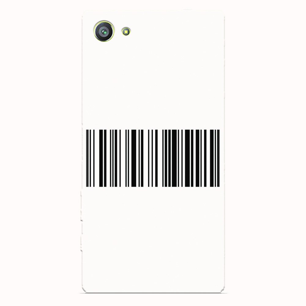 Husa silicon pentru Sony Xperia Z5 Compact, Bar Code