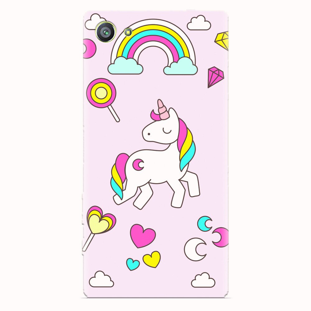 Husa silicon pentru Sony Xperia Z5 Compact, Cute Unicorn
