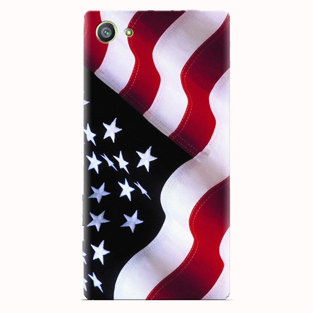 Husa silicon pentru Sony Xperia Z5 Compact, American