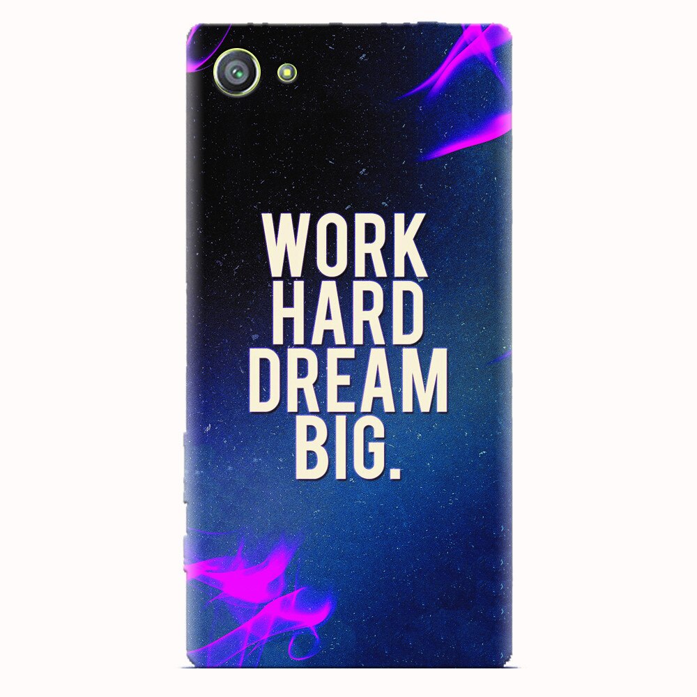 Husa silicon pentru Sony Xperia Z5 Compact, Dream Big