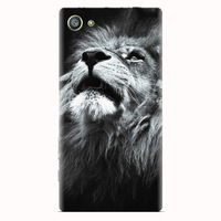Husa silicon pentru Sony Xperia Z5 Compact, Majestic Lion Portrait