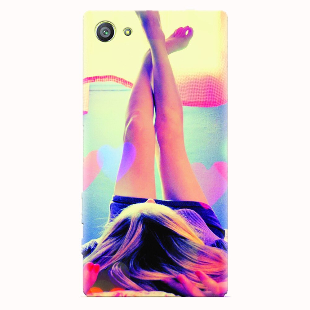 Husa silicon pentru Sony Xperia Z5 Compact, Relax Girl