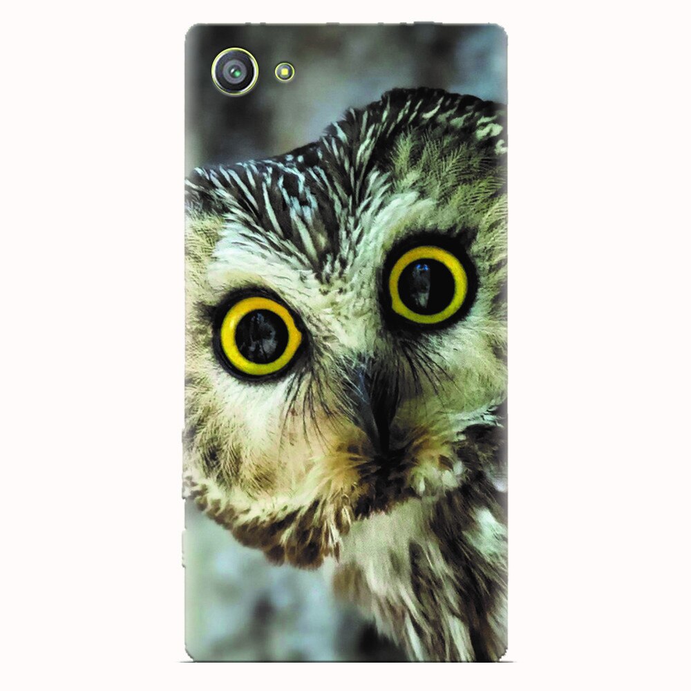 Husa silicon pentru Sony Xperia Z5 Compact, Owl