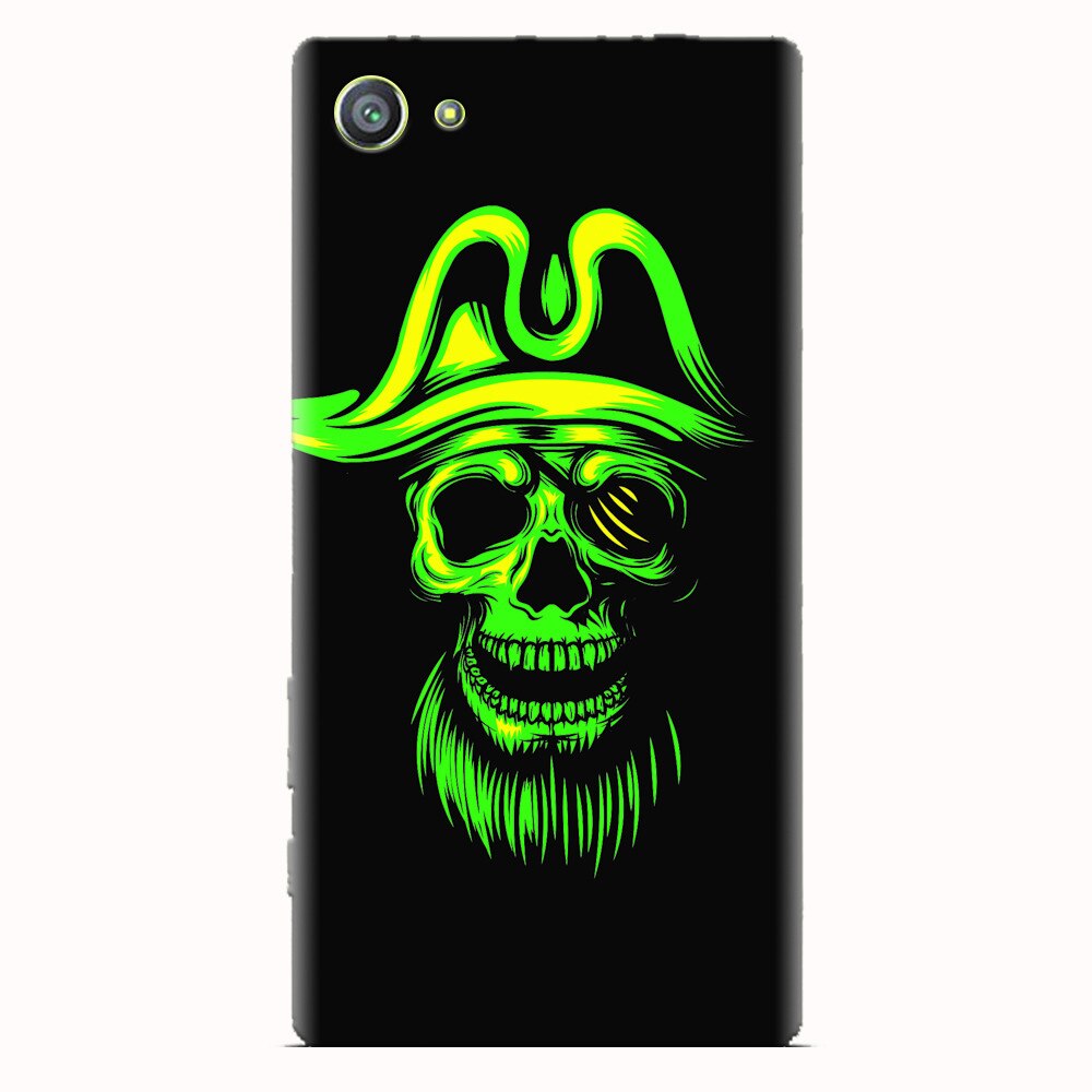 Husa silicon pentru Sony Xperia Z5 Compact, Pirate Skull