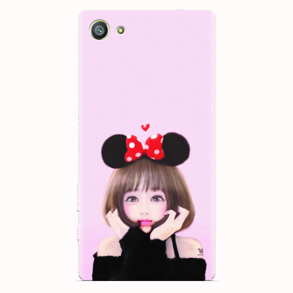 Husa silicon pentru Sony Xperia Z5 Compact, Girly 002