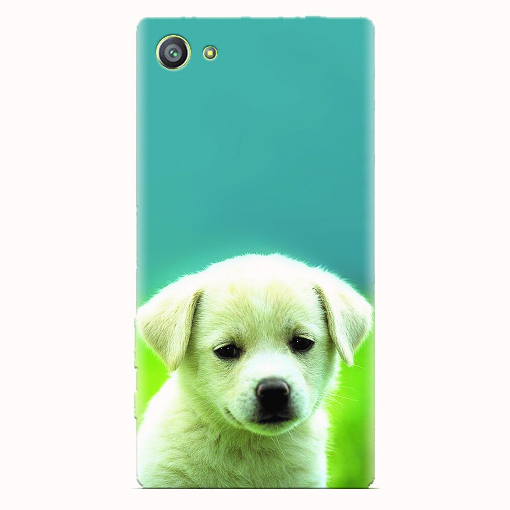 Husa silicon pentru Sony Xperia Z5 Compact, Puppy Style