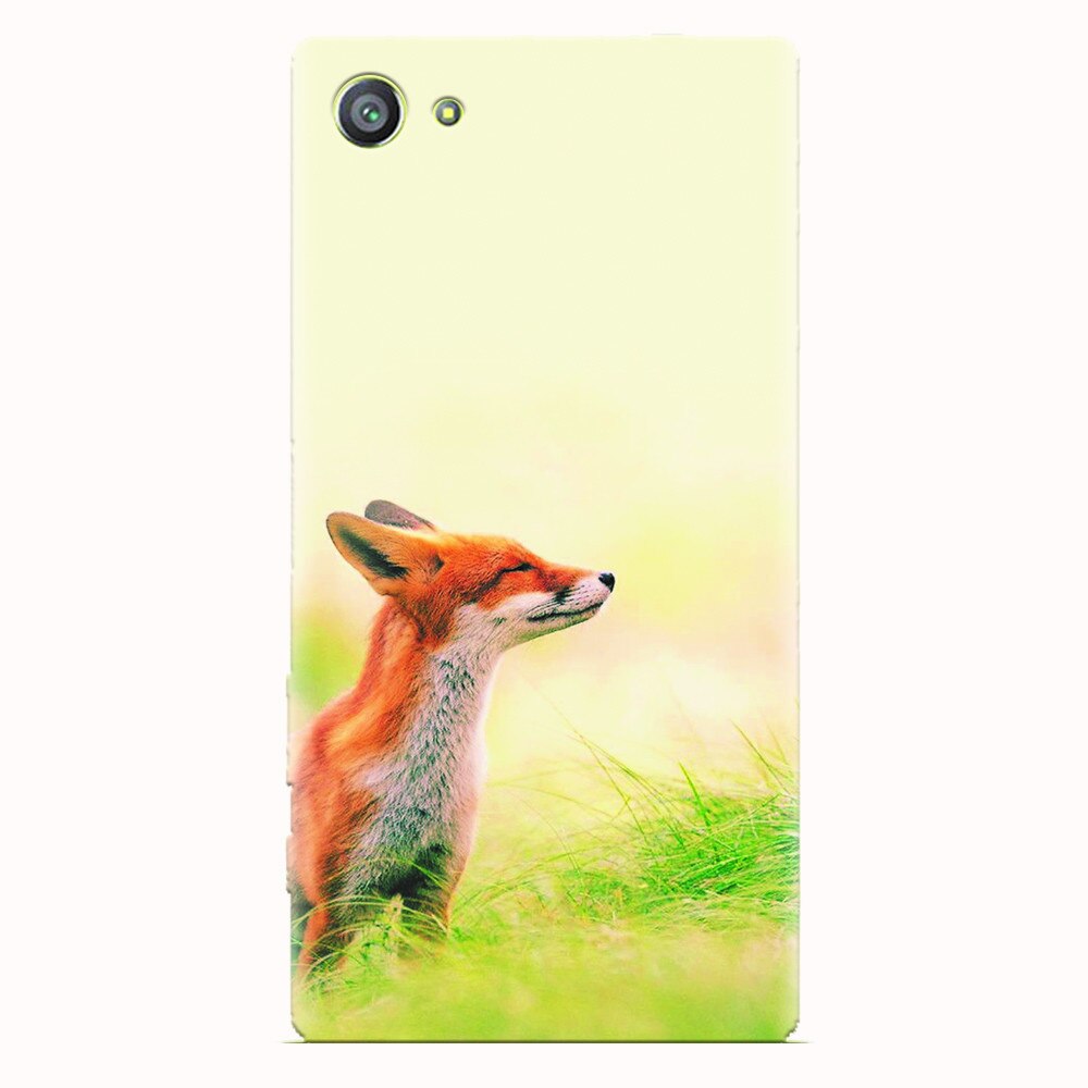 Husa silicon pentru Sony Xperia Z5 Compact, Fox Scenting Breeze
