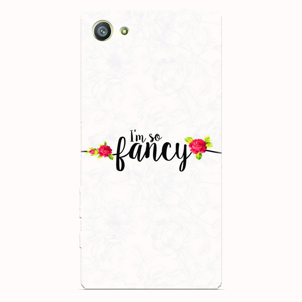 Husa silicon pentru Sony Xperia Z5 Compact, Im So Fancy Floral