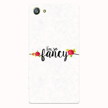 Husa silicon pentru Sony Xperia Z5 Compact, Im So Fancy Floral Husa silicon pentru Sony Xperia Z5 Compact, Im So Fancy Floral