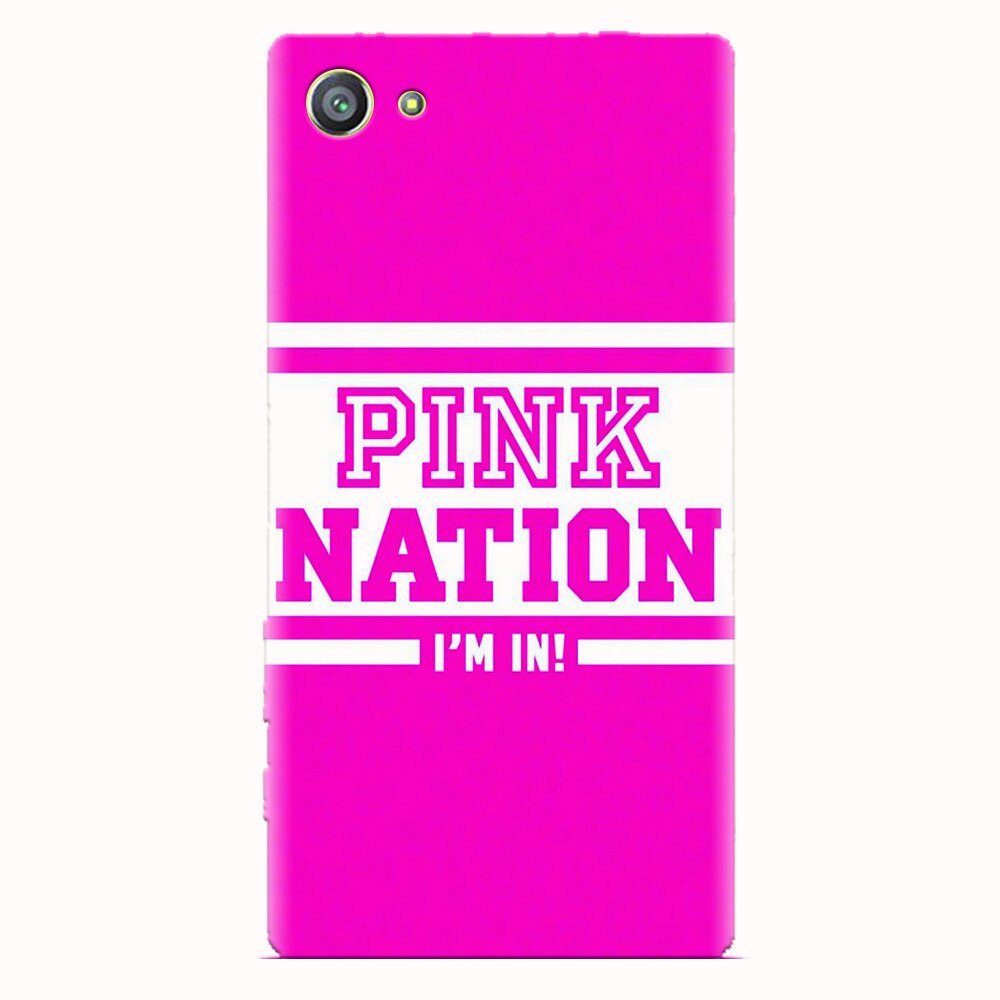Husa silicon pentru Sony Xperia Z5 Compact, Pink Nation