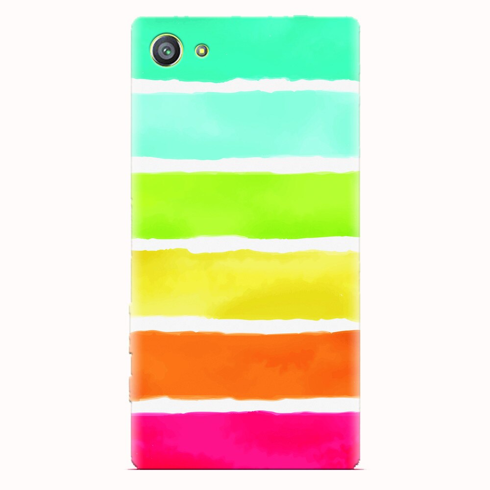 Husa silicon pentru Sony Xperia Z5 Compact, Watercolors