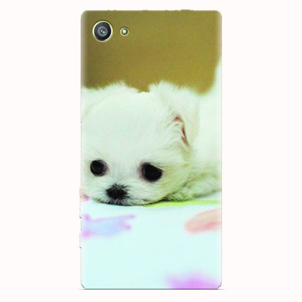 Husa silicon pentru Sony Xperia Z5 Compact, Puppies 001