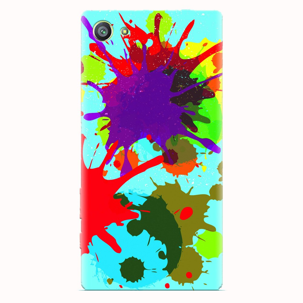 Husa silicon pentru Sony Xperia Z5 Compact, Holi Splash
