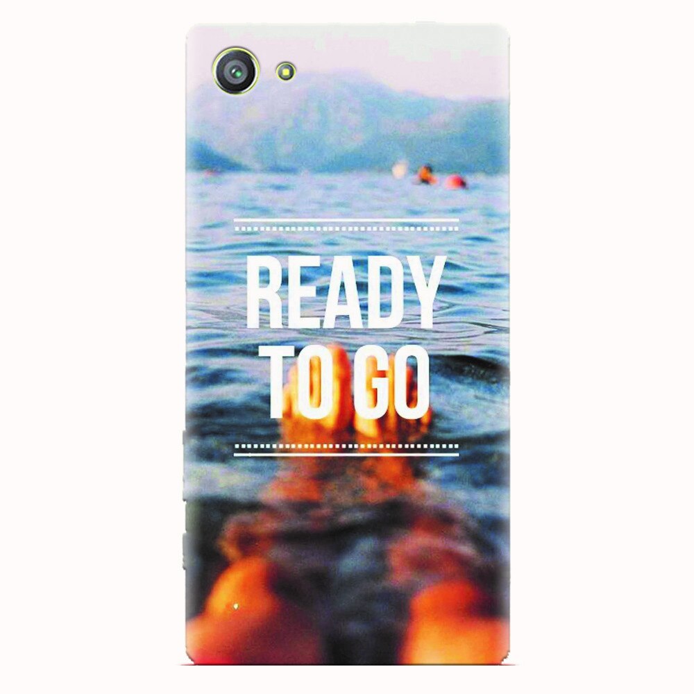 Husa silicon pentru Sony Xperia Z5 Compact, Ready To Go Swimming