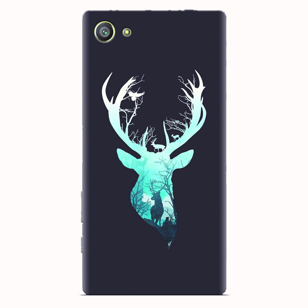 Husa silicon pentru Sony Xperia Z5 Compact, Cerb