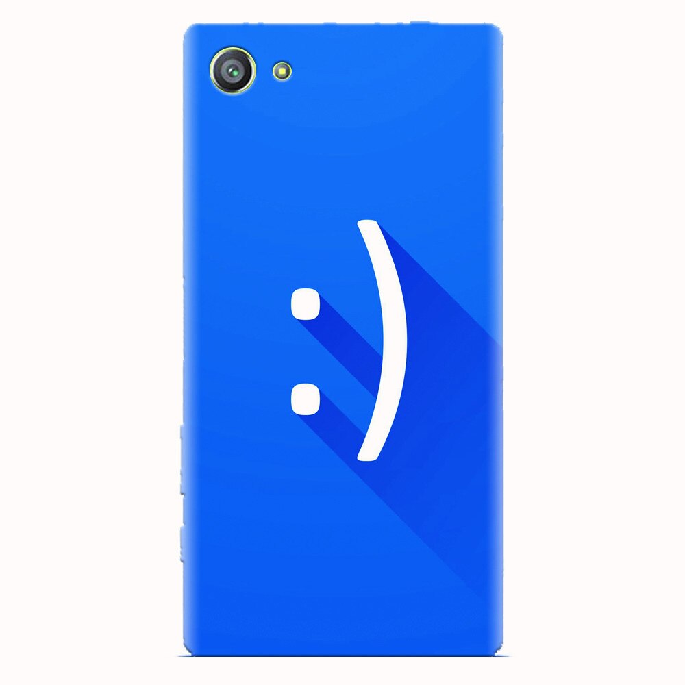 Husa silicon pentru Sony Xperia Z5 Compact, Smile