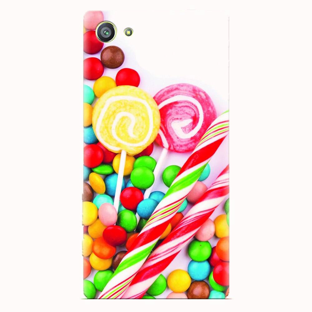 Husa silicon pentru Sony Xperia Z5 Compact, Sweet Colorful Candy