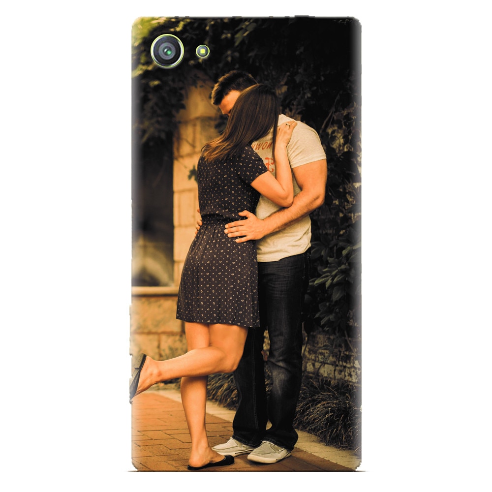 Husa silicon pentru Sony Xperia Z1 Mini, Couple Kiss
