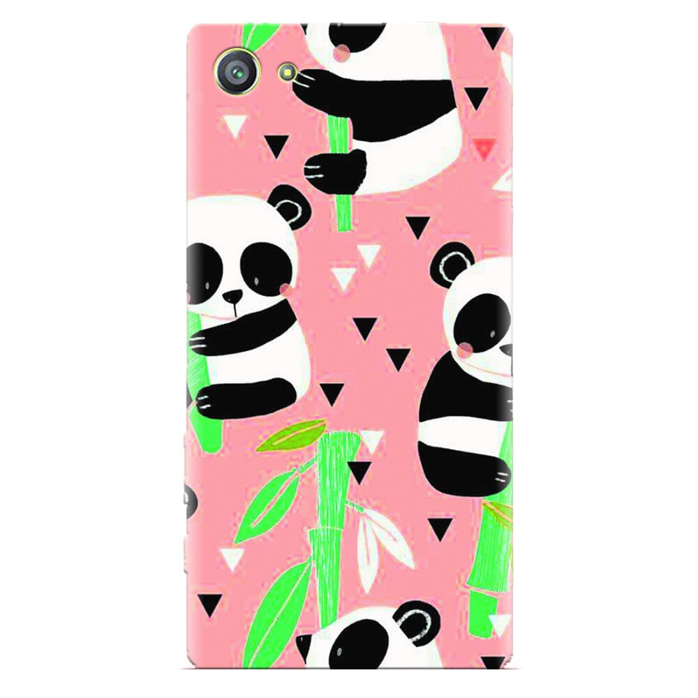 Husa silicon pentru Sony Xperia Z1 Mini, Baby Panda 001