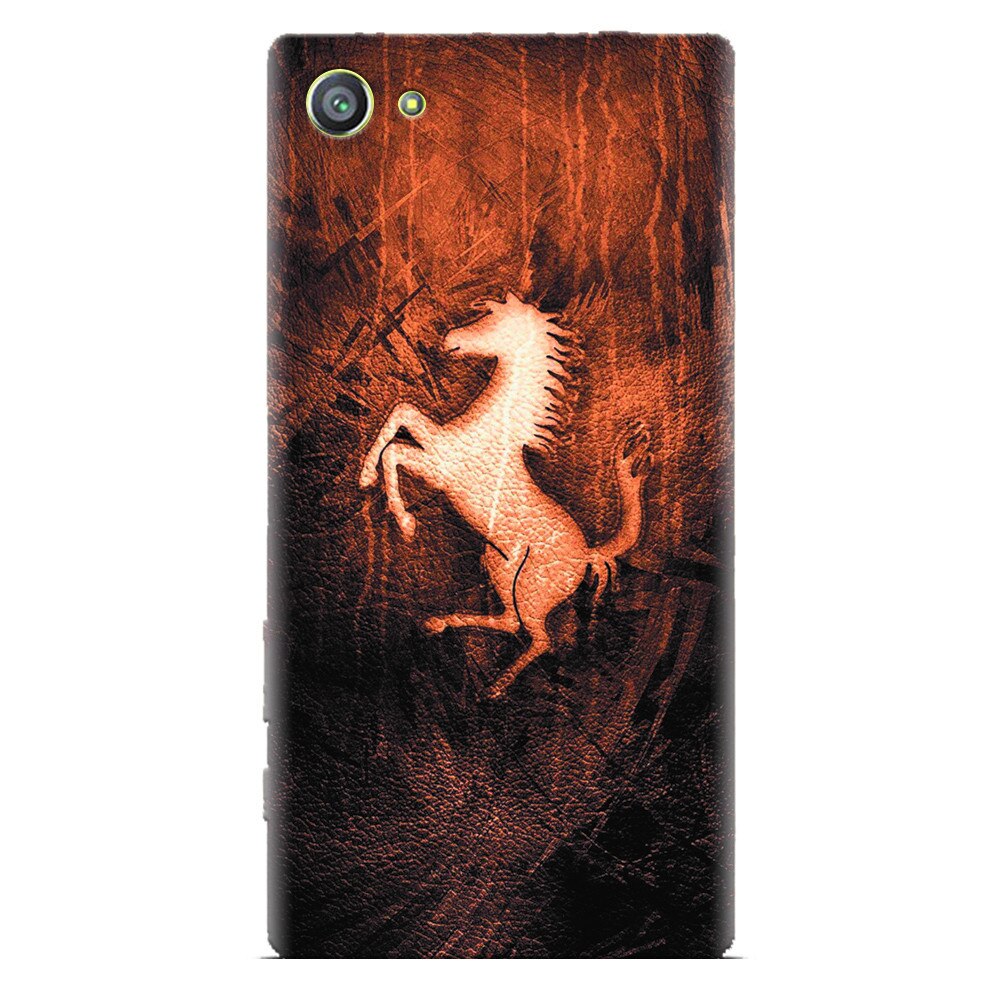 Husa silicon pentru Sony Xperia Z1 Mini, Amazing Horse