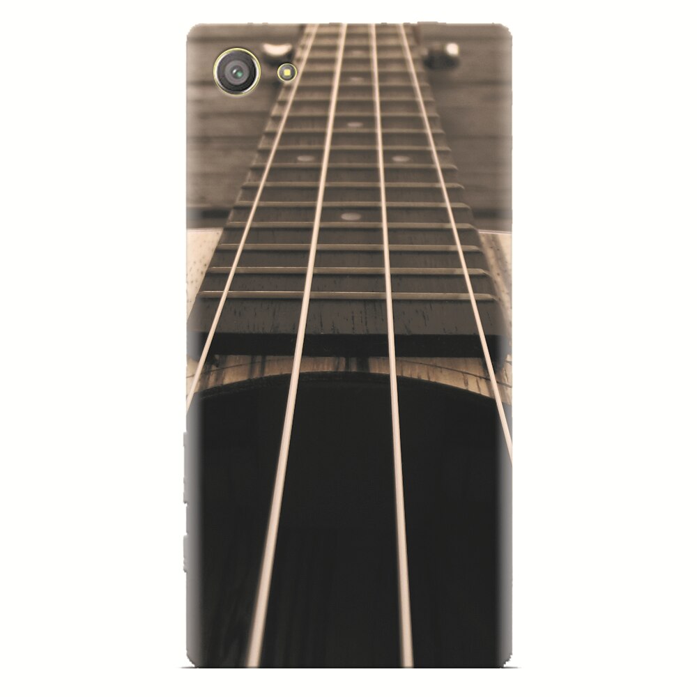 Husa silicon pentru Sony Xperia Z2 Mini, Bass Guitar