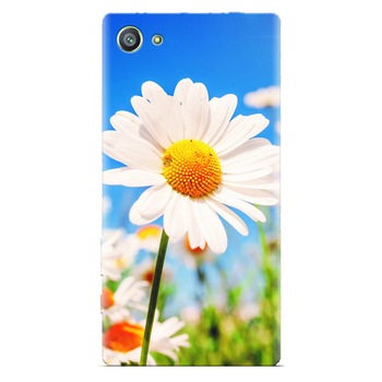 Husa silicon pentru Sony Xperia Z2 Mini, Daisies Field Flowers Husa silicon pentru Sony Xperia Z2 Mini, Daisies Field Flowers