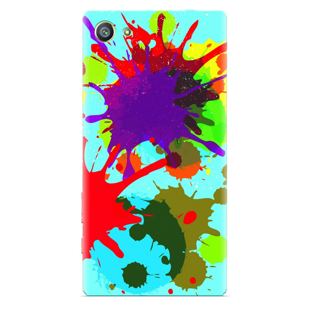 Husa silicon pentru Sony Xperia Z1 Mini, Holi Splash