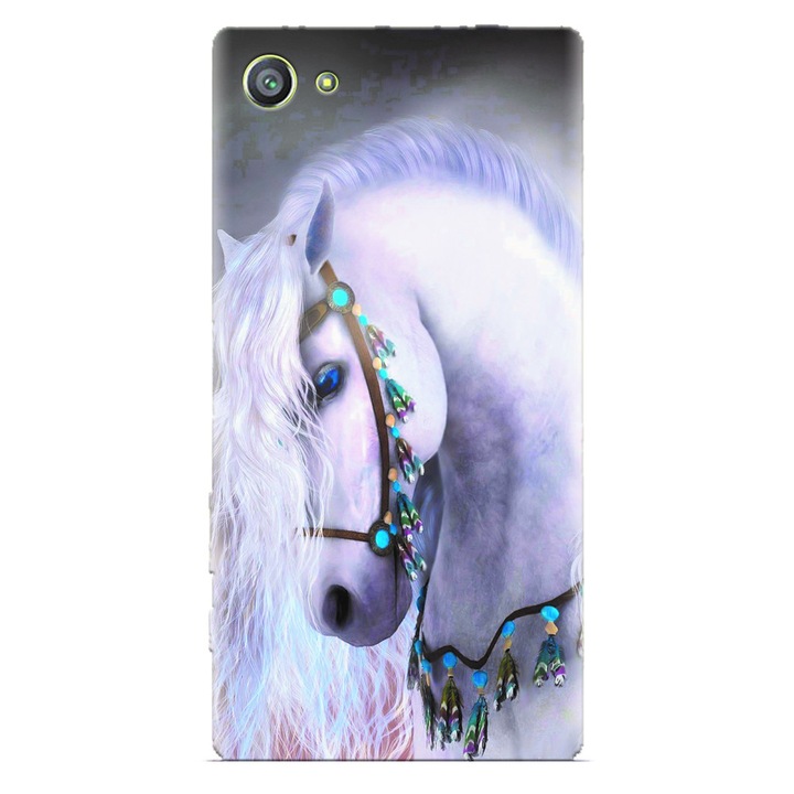 Силиконов кейс за Sony Xperia Z2 Mini, White Horse