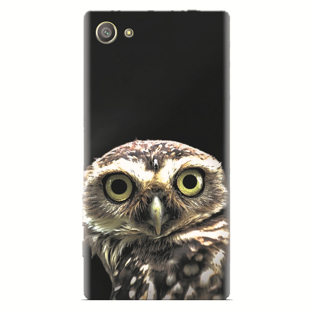 Husa silicon pentru Sony Xperia Z2 Mini, Owl In The Dark