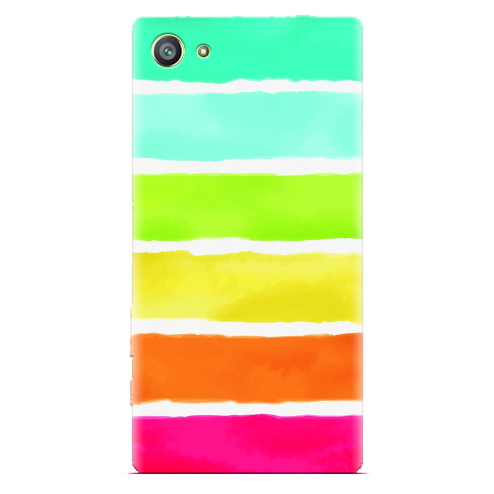 Husa silicon pentru Sony Xperia Z1 Mini, Watercolors