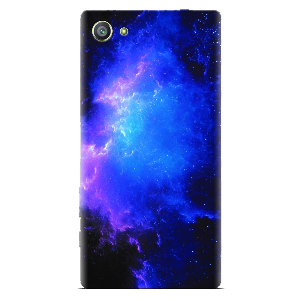Husa silicon pentru Sony Xperia Z2 Mini, Purple Space Nebula