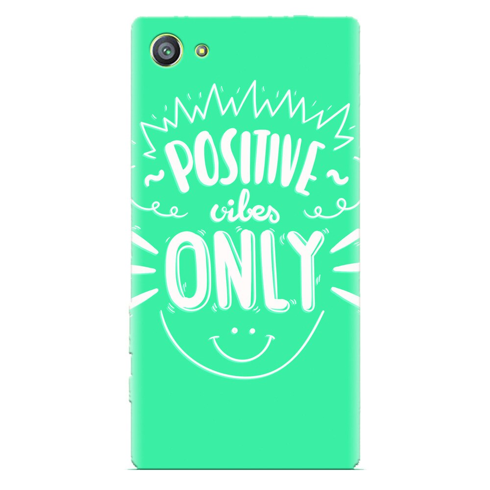 Husa silicon pentru Sony Xperia Z1 Mini, Positive Vibes