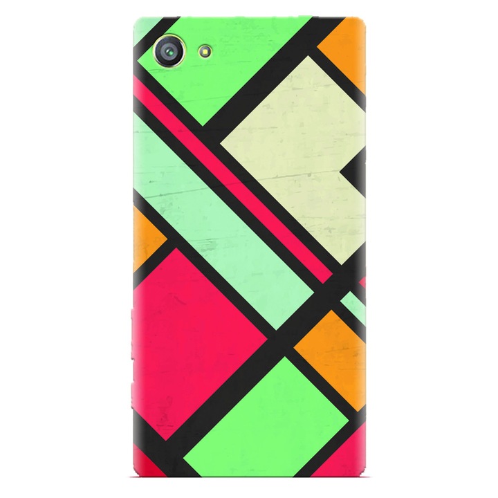 Силиконов кейс за Sony Xperia Z1 Mini, Ретро гръндж