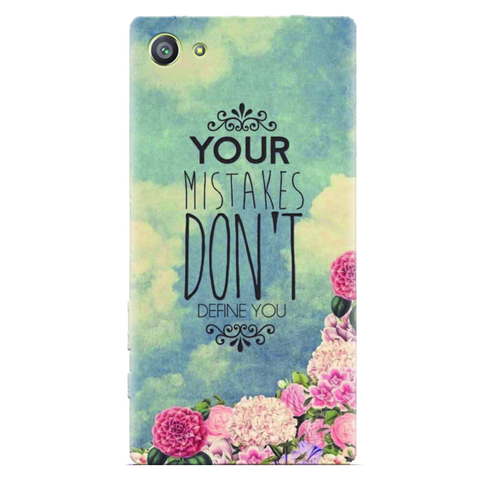 Husa silicon pentru Sony Xperia Z2 Mini, Your Mistakes Dont Define You
