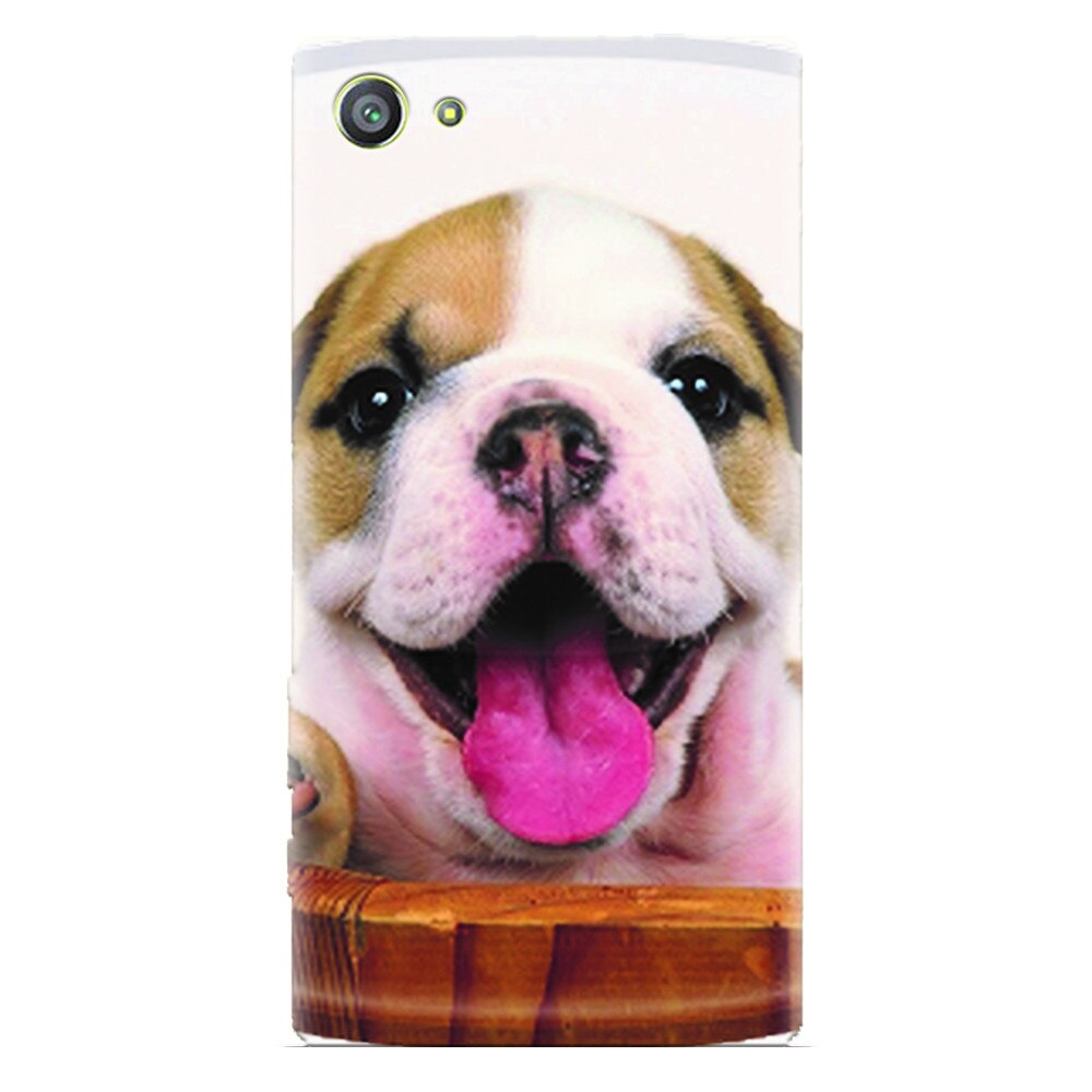 Husa silicon pentru Sony Xperia Z1 Mini, Puppies 002