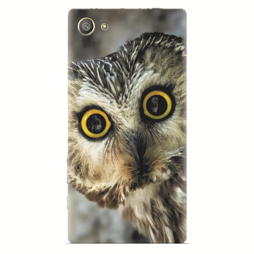 Husa silicon pentru Sony Xperia Z2 Mini, Owl