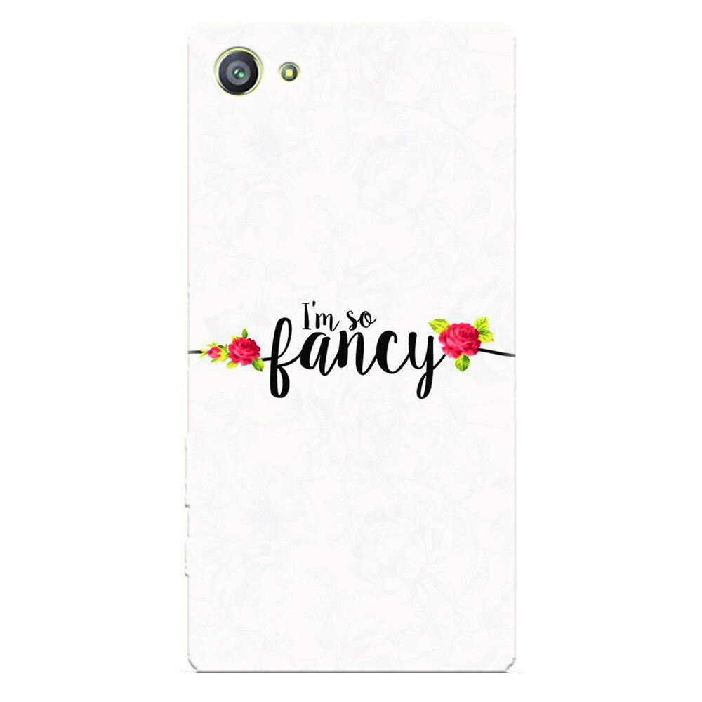 Husa silicon pentru Sony Xperia Z2 Mini, Im So Fancy Floral