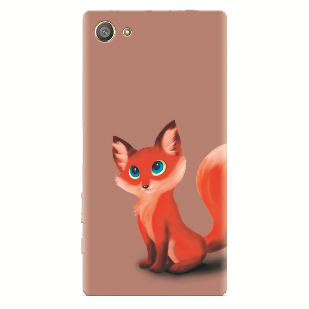 Husa silicon pentru Sony Xperia Z2 Mini, Fox Cartoon Animal And