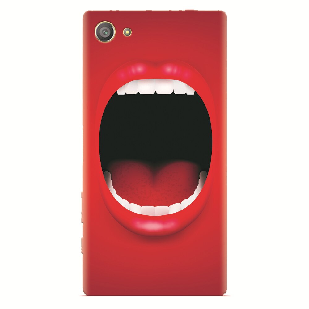 Husa silicon pentru Sony Xperia Z2 Mini, Big Mouth