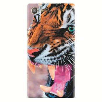 Husa silicon pentru Sony Xperia Z2 Mini, Angry Tiger Teeth Fresh Husa silicon pentru Sony Xperia Z2 Mini, Angry Tiger Teeth Fresh